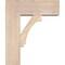 Ekena Millwork Imperial Block Smooth Bracket w/ Offset Brace, Douglas Fir, 7 1/2"W x 20"D x 24"H BKT0806X20X24IMP05SDF - alternate 4